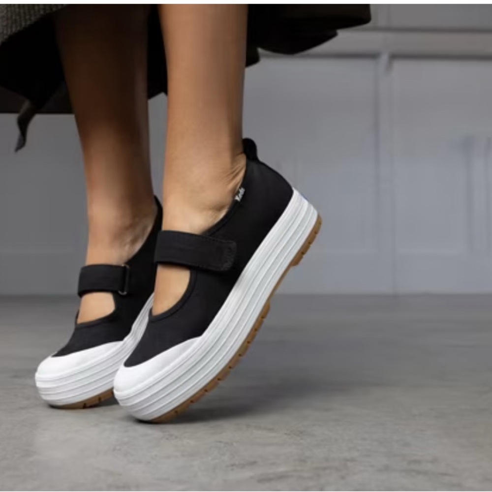Keds Mary Jane Canvas Platform